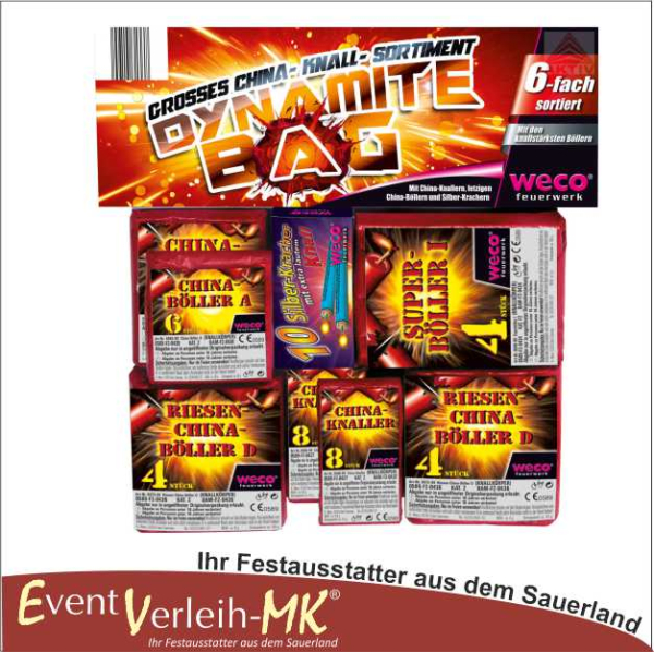 Dynamit Bag 6fach Knallsortiment